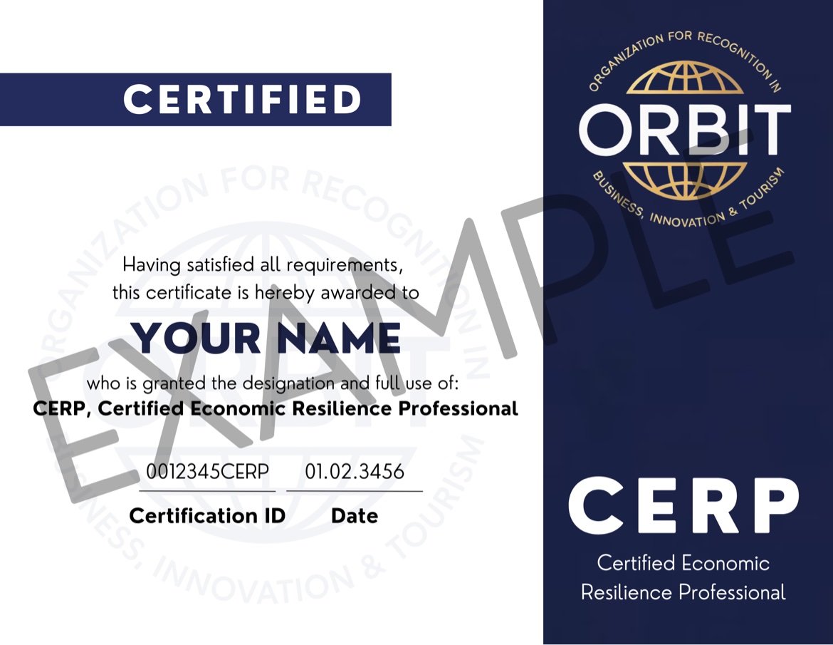 Example ORBIT certificate